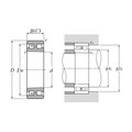 Ntn Bearing Precision Cylindrical Roller Bearings, 25 mm Dia Bore, 47 mm OD, 2 Rows, 16 mm W, 30000 N Load NN3005KC1NAP4